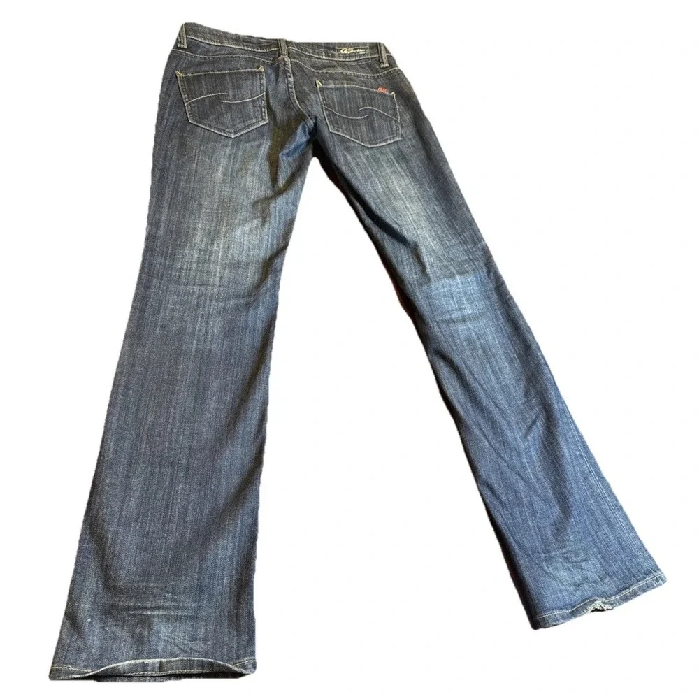QS by s.Oliver Catie Jeans W36 L32 Dark Wash Bootcut‎ Stretch Denim Womens